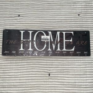 BRAND NEW! Great Gift! HOME Dates to remember calendar. Still in package